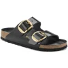 Arizona Big Buckle Naturleder Lack-Birkenstock Best