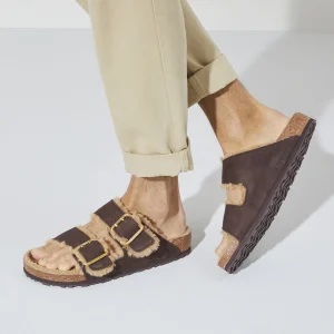 Arizona Bold Shearling Naturleder Nubuk-Birkenstock Flash Sale