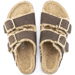 Arizona Bold Shearling Naturleder Nubuk-Birkenstock Flash Sale