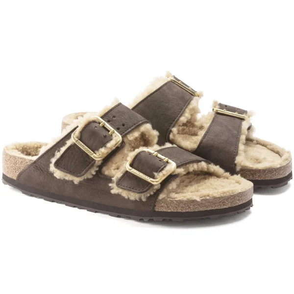 Arizona Bold Shearling Naturleder Nubuk-Birkenstock Flash Sale