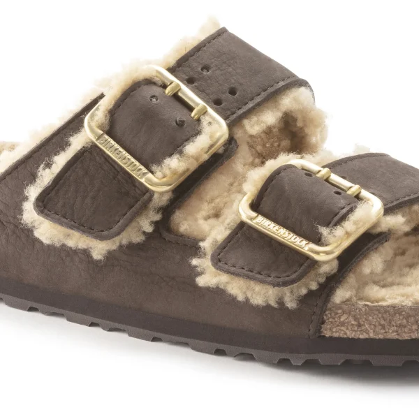 Arizona Bold Shearling Naturleder Nubuk-Birkenstock Flash Sale