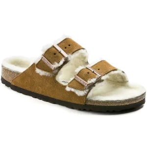 Arizona Lammfell Veloursleder-Birkenstock Hot