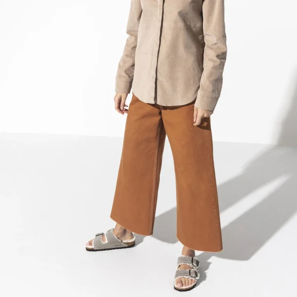 Arizona Lammfell Veloursleder-Birkenstock Online