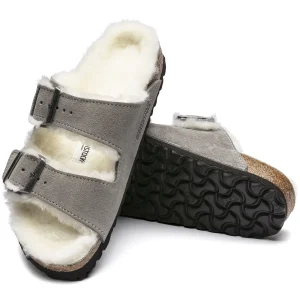 Arizona Lammfell Veloursleder-Birkenstock Online
