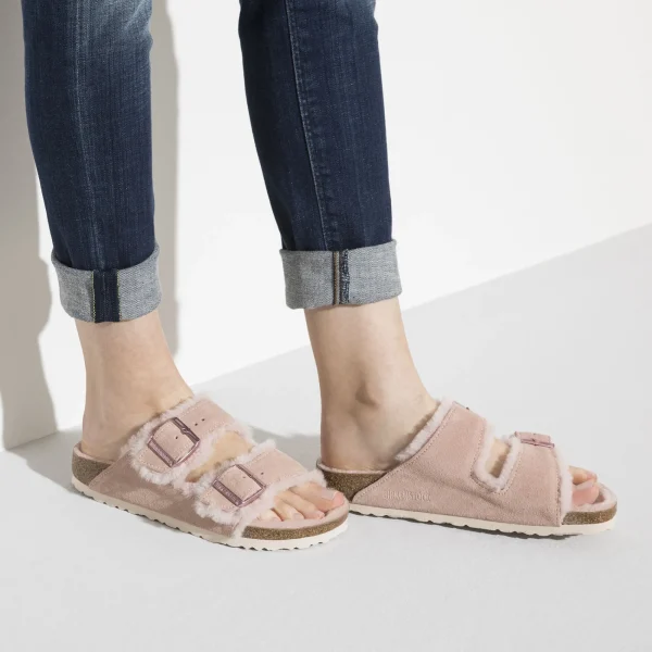 Arizona Lammfell Veloursleder-Birkenstock Best