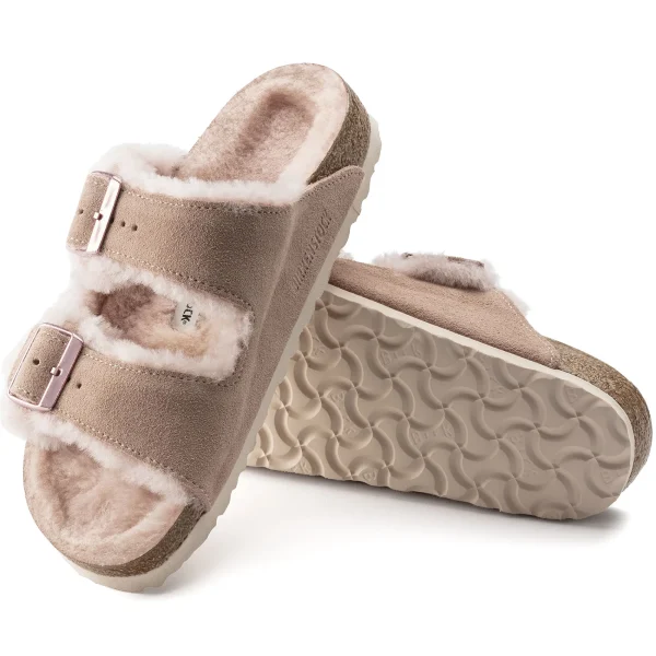 Arizona Lammfell Veloursleder-Birkenstock Best