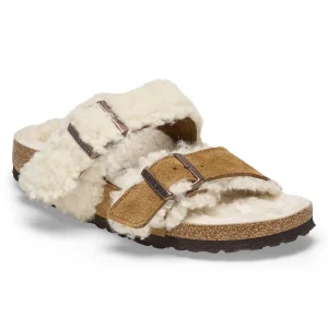 Arizona Teddy Split Veloursleder/Lammfell-Birkenstock Store