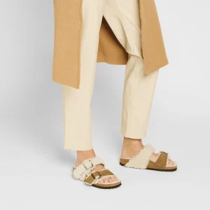 Arizona Teddy Split Veloursleder/Lammfell-Birkenstock Store