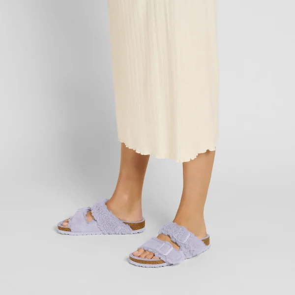 Arizona Teddy Split Veloursleder/Lammfell-Birkenstock Best Sale