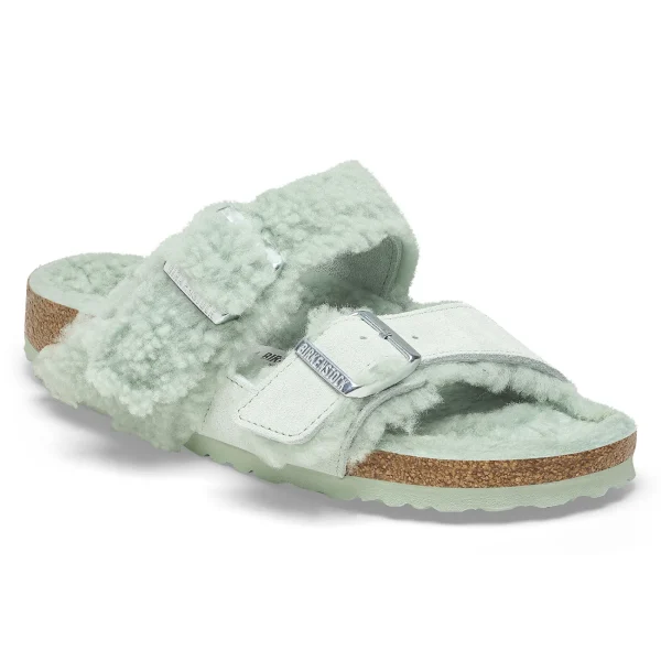 Arizona Teddy Split Veloursleder/Lammfell-Birkenstock Outlet