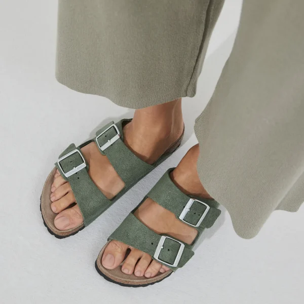 Arizona Veloursleder-Birkenstock Cheap