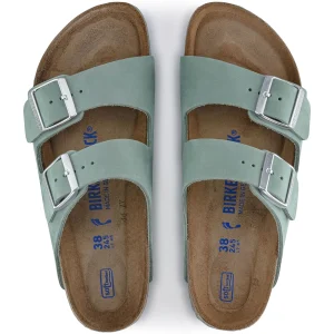 Arizona Weichbettung Naturleder Nubuk-Birkenstock Clearance