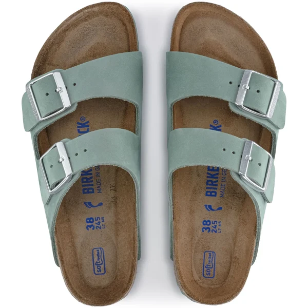 Arizona Weichbettung Naturleder Nubuk-Birkenstock Clearance