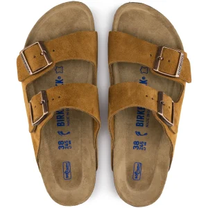 Arizona Weichbettung Veloursleder-Birkenstock Sale