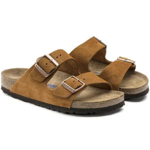 Arizona Weichbettung Veloursleder-Birkenstock Sale