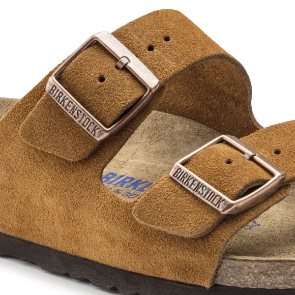 Arizona Weichbettung Veloursleder-Birkenstock Sale