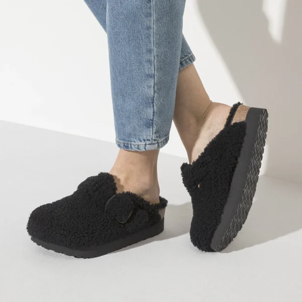 Boston Big Buckle Platform Shearling-Birkenstock Cheap
