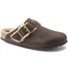 Boston Bold Shearling Naturleder Nubuk-Birkenstock Flash Sale