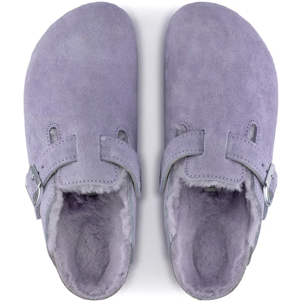 Boston Lammfell Veloursleder/Lammfell-Birkenstock Shop