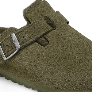 Boston Lammfell Veloursleder-Birkenstock Flash Sale