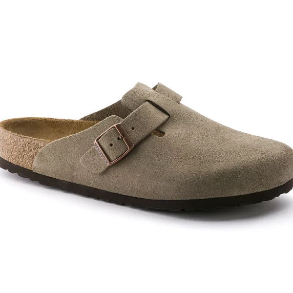 Boston Weichbettung Veloursleder-Birkenstock Sale