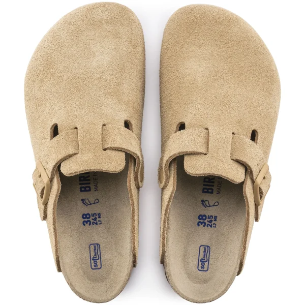 Boston Weichbettung Veloursleder-Birkenstock Fashion