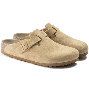 Boston Weichbettung Veloursleder-Birkenstock Fashion