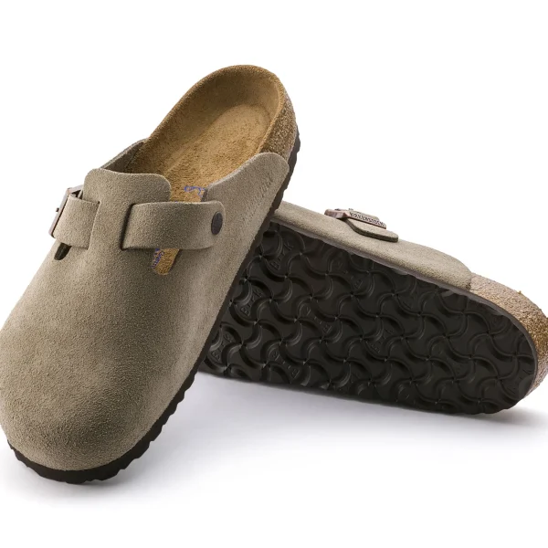 Boston Weichbettung Veloursleder-Birkenstock Sale