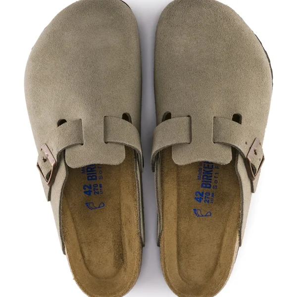 Boston Weichbettung Veloursleder-Birkenstock Sale