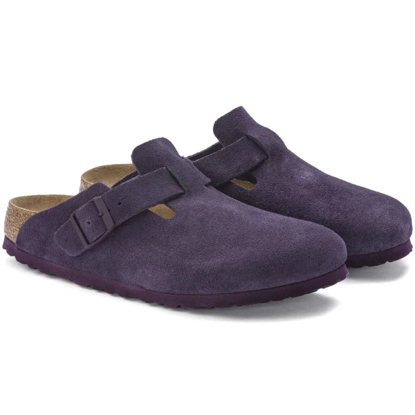 Boston Weichbettung Veloursleder-Birkenstock Best