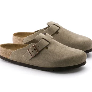 Boston Weichbettung Veloursleder-Birkenstock Sale