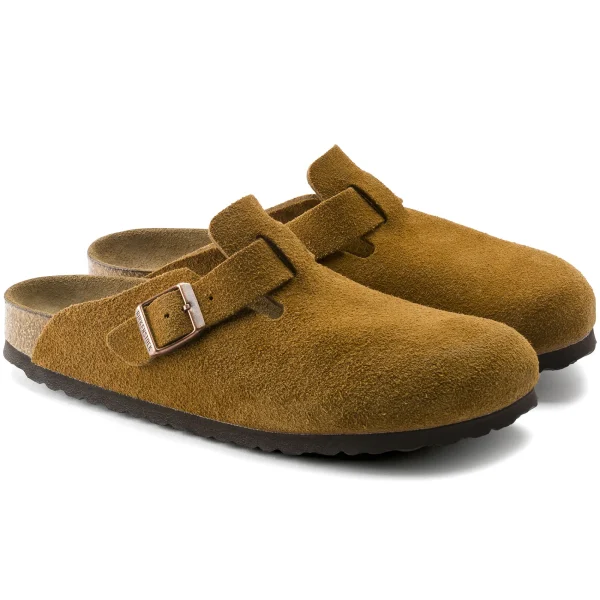 Boston Weichbettung Veloursleder-Birkenstock Shop