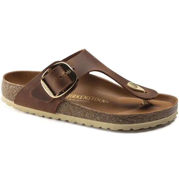 Gizeh Big Buckle Naturleder Geölt-Birkenstock Discount