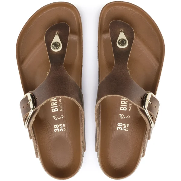 Gizeh Big Buckle Naturleder Geölt-Birkenstock Discount