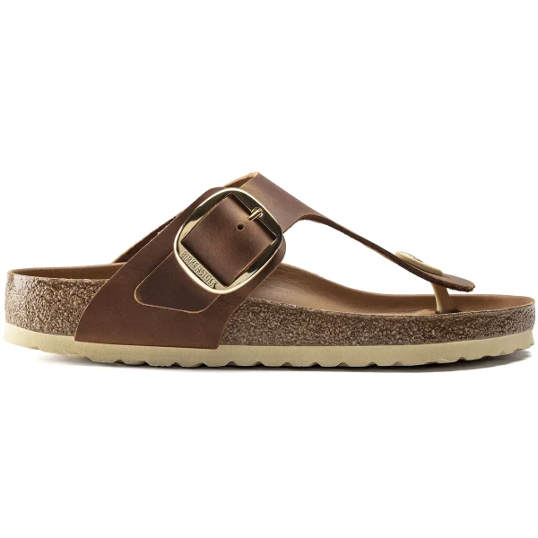 Gizeh Big Buckle Naturleder Geölt-Birkenstock Discount