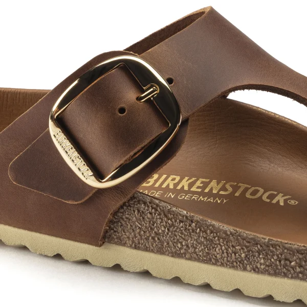 Gizeh Big Buckle Naturleder Geölt-Birkenstock Discount