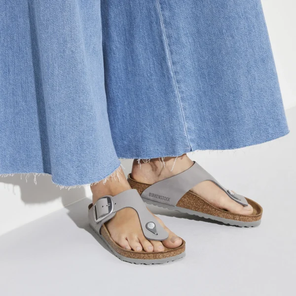 Gizeh Big Buckle Nubukleder-Birkenstock Clearance