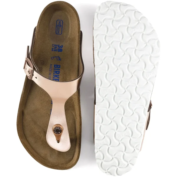 Gizeh Weichbettung Naturleder-Birkenstock Best