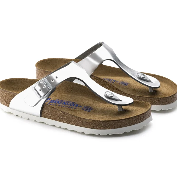 Gizeh Weichbettung Naturleder-Birkenstock New