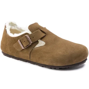 London Lammfell Veloursleder-Birkenstock Fashion