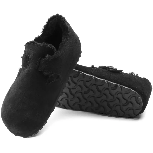 London Lammfell Veloursleder-Birkenstock Cheap