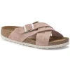 Lugano Weichbettung Veloursleder-Birkenstock Outlet