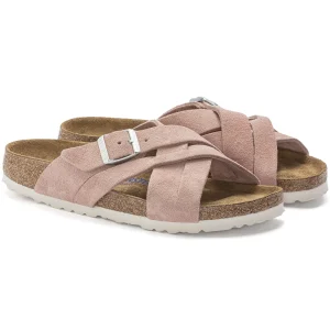 Lugano Weichbettung Veloursleder-Birkenstock Outlet