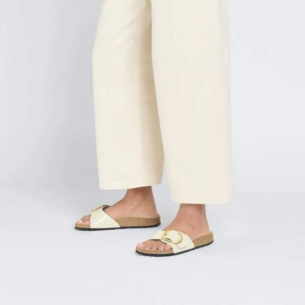 Madrid Big Buckle Naturleder Lack-Birkenstock Flash Sale