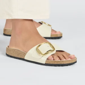 Madrid Big Buckle Naturleder Lack-Birkenstock Flash Sale