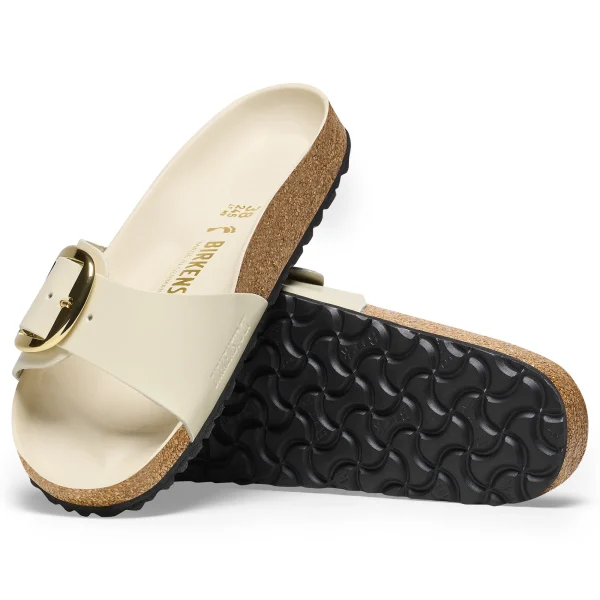 Madrid Big Buckle Naturleder Lack-Birkenstock Flash Sale