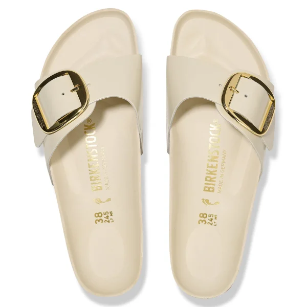Madrid Big Buckle Naturleder Lack-Birkenstock Flash Sale