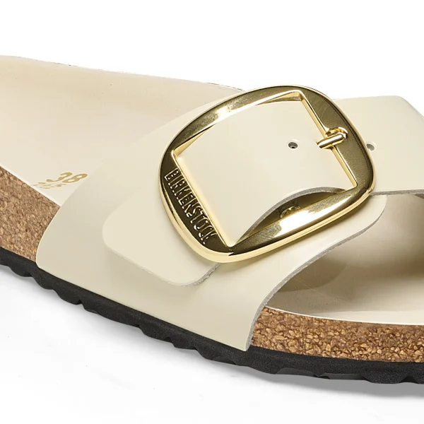 Madrid Big Buckle Naturleder Lack-Birkenstock Flash Sale