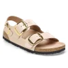 Milano Big Buckle Naturleder Lack-Birkenstock New