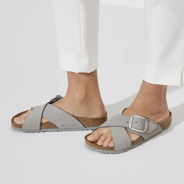 Siena Big Buckle Nubukleder-Birkenstock Sale